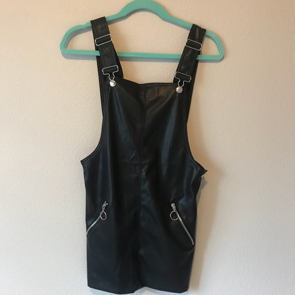 Vegan Leather “Overalls” by Forever 21
